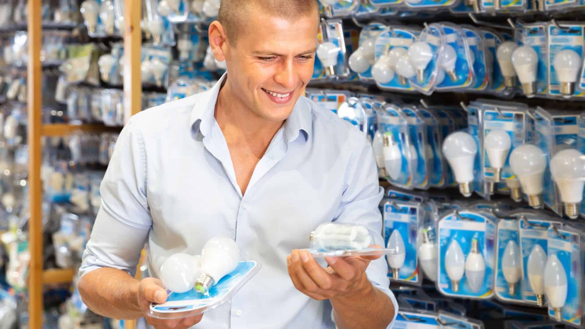 בחירת סוגי נורות וגופי תאורה